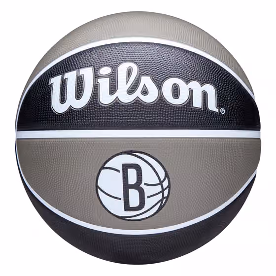 Brooklyn Nets Team Tribute Wilson NBA Basketball (Size 7) view 1