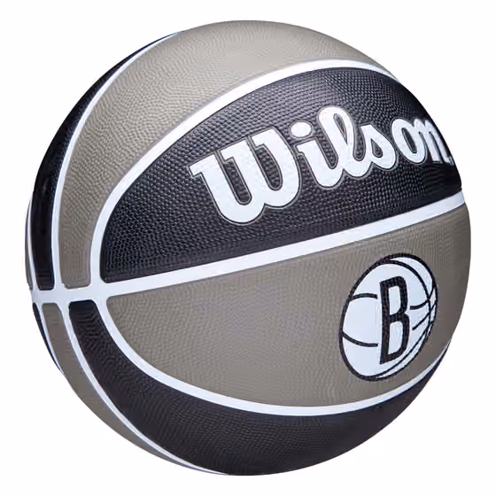 Brooklyn Nets Team Tribute Wilson NBA Basketball (Size 7) view 3