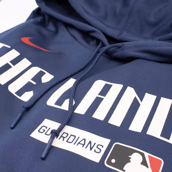 Cleveland Guardians City Connect 2026 MLB Authentic Therma Hoodie Navy view 3