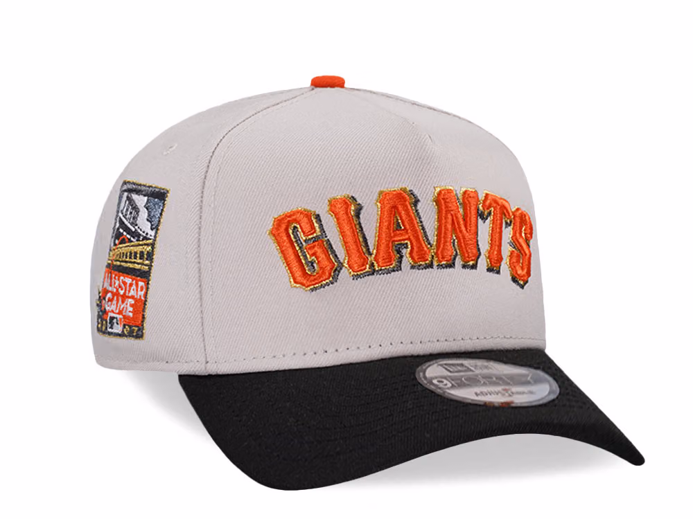 New Era San Francisco Giants All Star Game 2007 Stone Two Tone Edition 9Forty Snapback Hat front