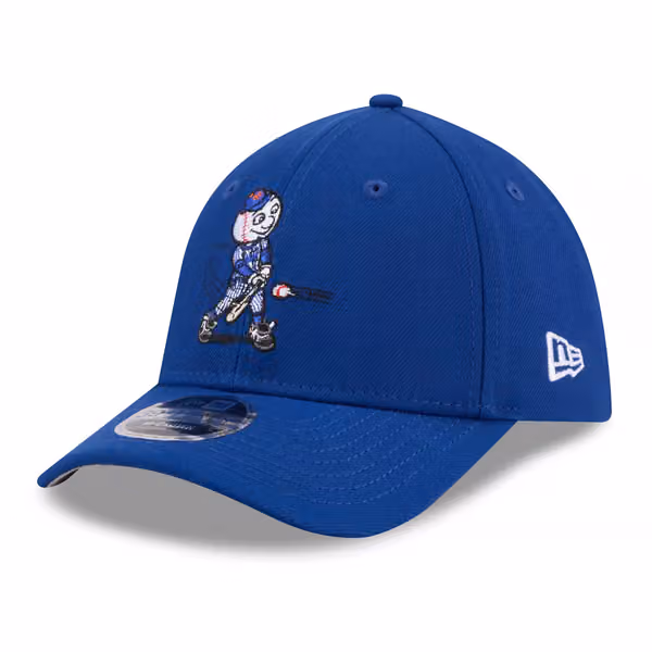 New York Mets MLB Alternate Team Logo 39THIRTY M-Crown Flex Cap Blue product photo