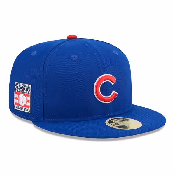 Chicago Cubs 2025 MLB Hall of Fame 59FIFTY Fitted Cap Blue product photo