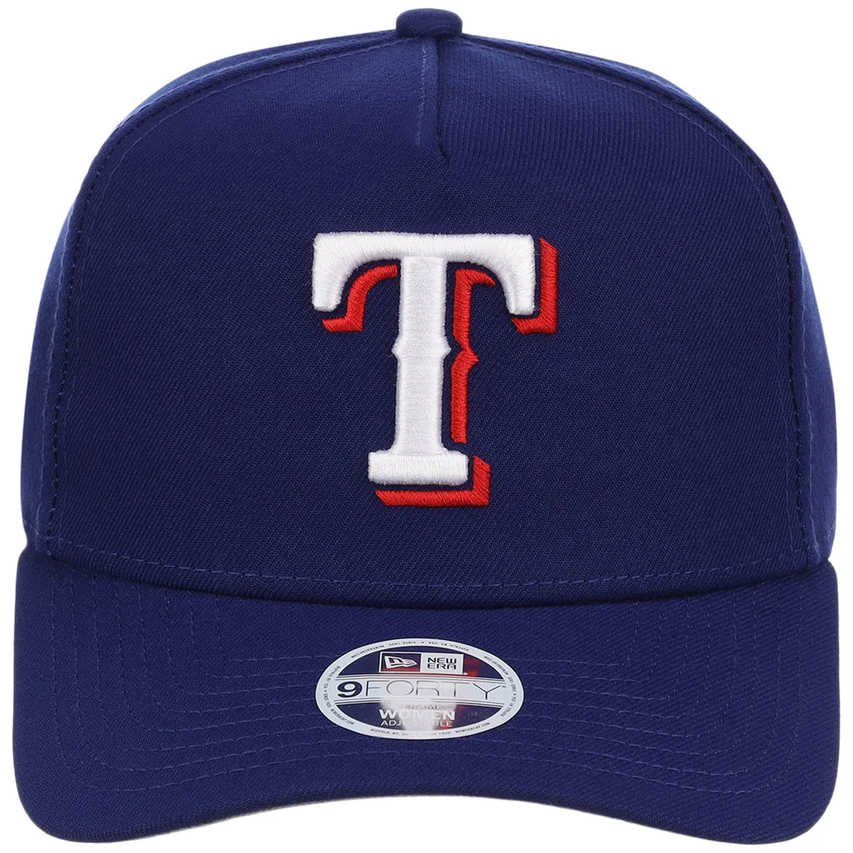 Texas Rangers Women's New Era 9FORTY OTC A-Frame detail view