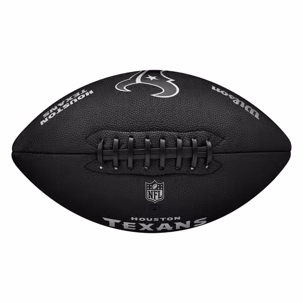 Houston Texans Wilson Metallic Premiere Full Size NFL Football view 3