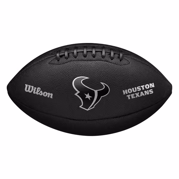 Houston Texans Wilson Metallic Premiere Full Size NFL Football view 1
