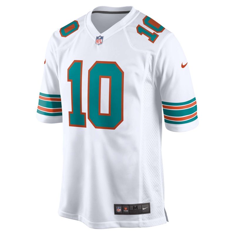 Tyreek Hill #10 Miami Dolphins Classic Nike Game NFL Jersey White view 3