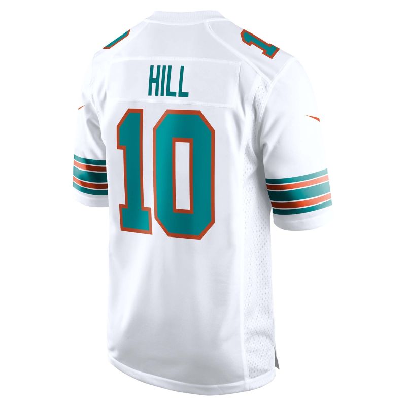 Tyreek Hill #10 Miami Dolphins Classic Nike Game NFL Jersey White view 2