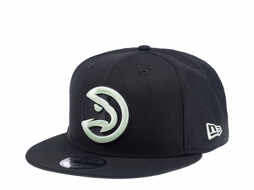 New Era Atlanta Hawks Light Neon Edition 9Fifty Snapback Hat front