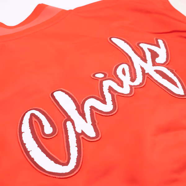 Kansas City Chiefs Rewind Legacy Bomber Jacket Red/Cream view 5
