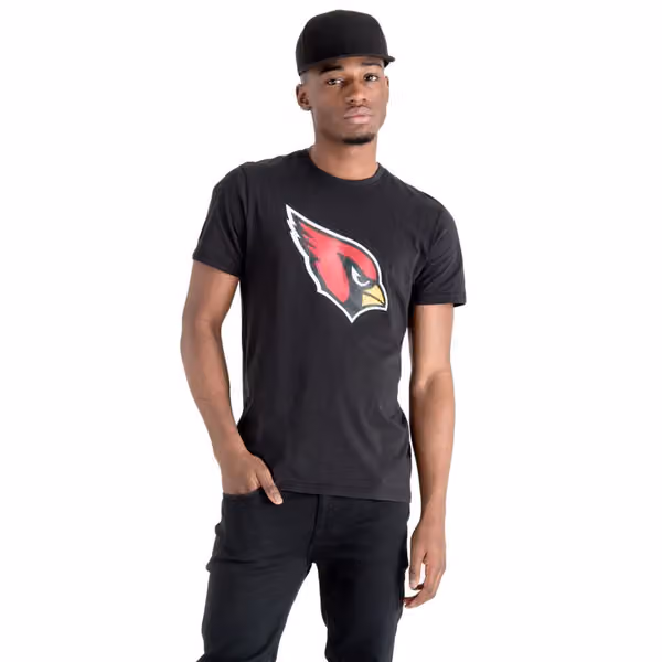 Arizona Cardinals Team Logo Football NFL T-Shirt Black view 1