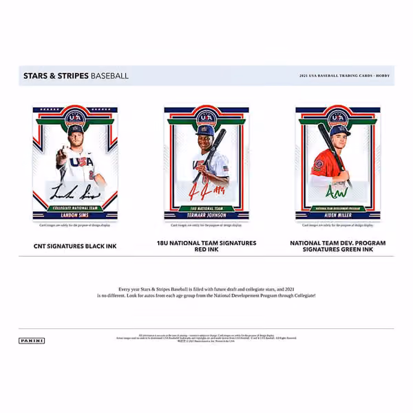 2022 Panini USA Stars & Stripes Baseball Hobby Box view 2