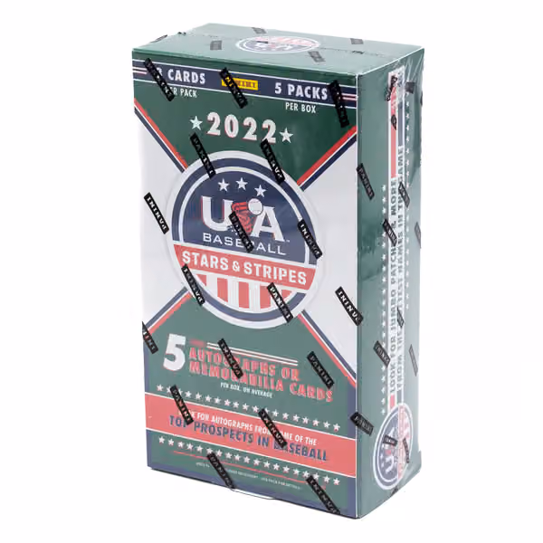 2022 Panini USA Stars & Stripes Baseball Hobby Box view 1