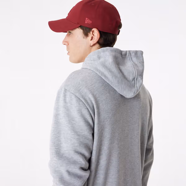 Los Angeles Dodgers Team Graphic New Era MLB Hoodie Gray view 5