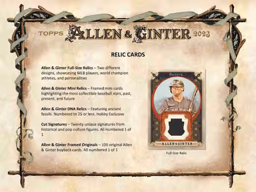 2023 Topps Allen & Ginter Baseball MLB Hobby Box view 4