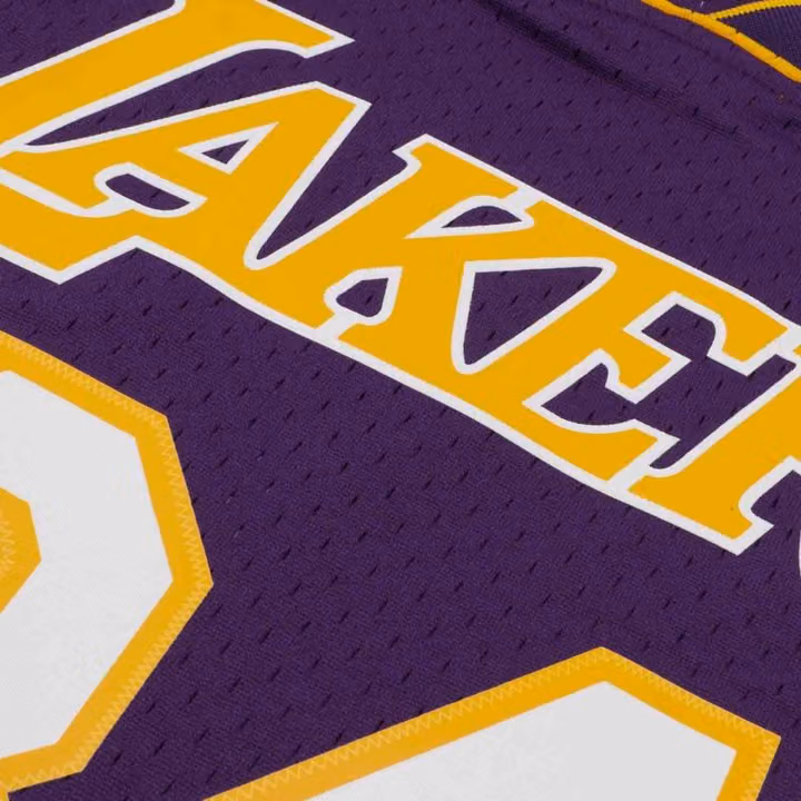 Shaq O'Neal #34 Los Angeles Lakers 1999-2000 Swingman NBA Jersey Purple view 4