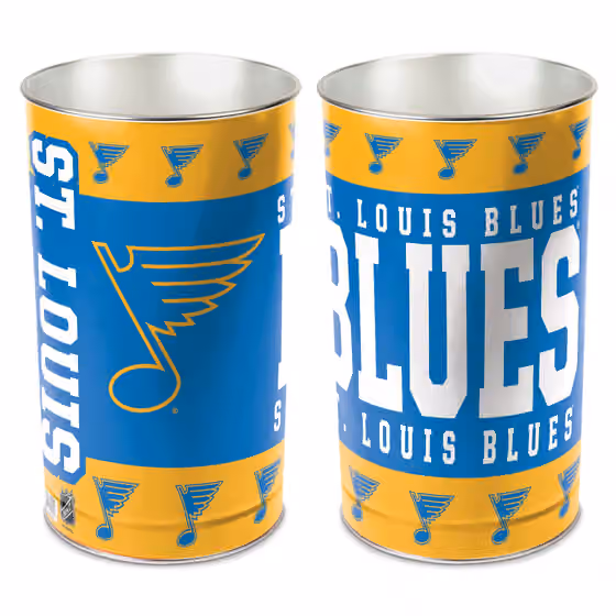 St. Louis Blues WinCraft Metal NHL Wastebasket view 1
