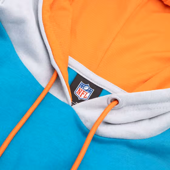 Miami Dolphins Foundation NFL Hoodie Aqua view 5