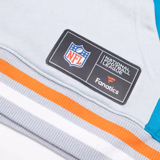Miami Dolphins Foundation NFL Hoodie Aqua view 6