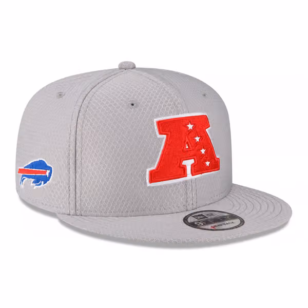 Buffalo Bills AFC 2024 Pro Bowl New Era 9FIFTY Snapback NFL Cap Gray product photo