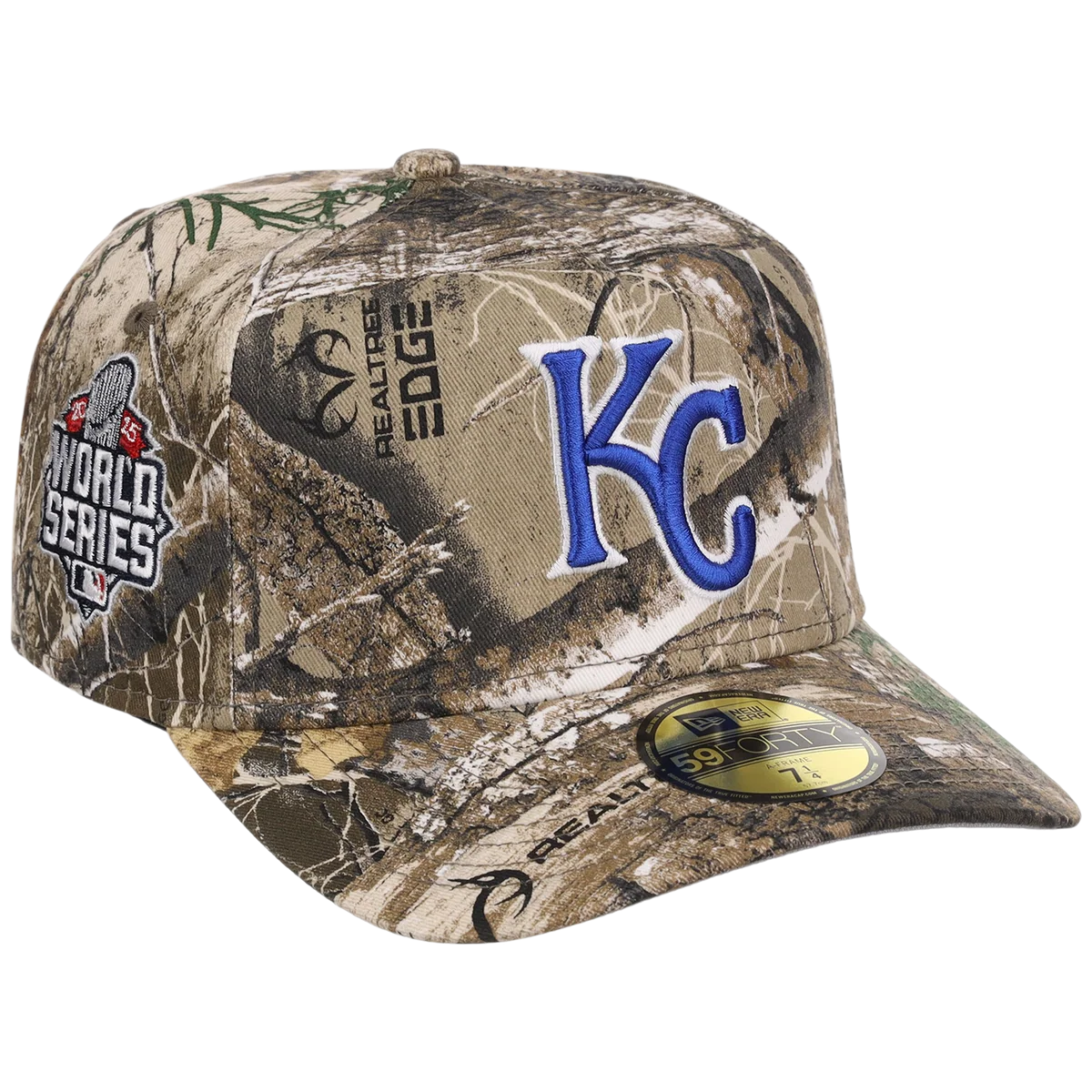 Kansas City Royals MLB Realtree Edge New Era 59FORTY front view