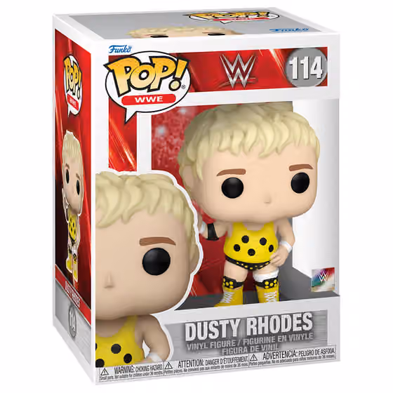 Funko POP! #114 Dusty Rhodes Vinyl WWE Legends Figure view 1