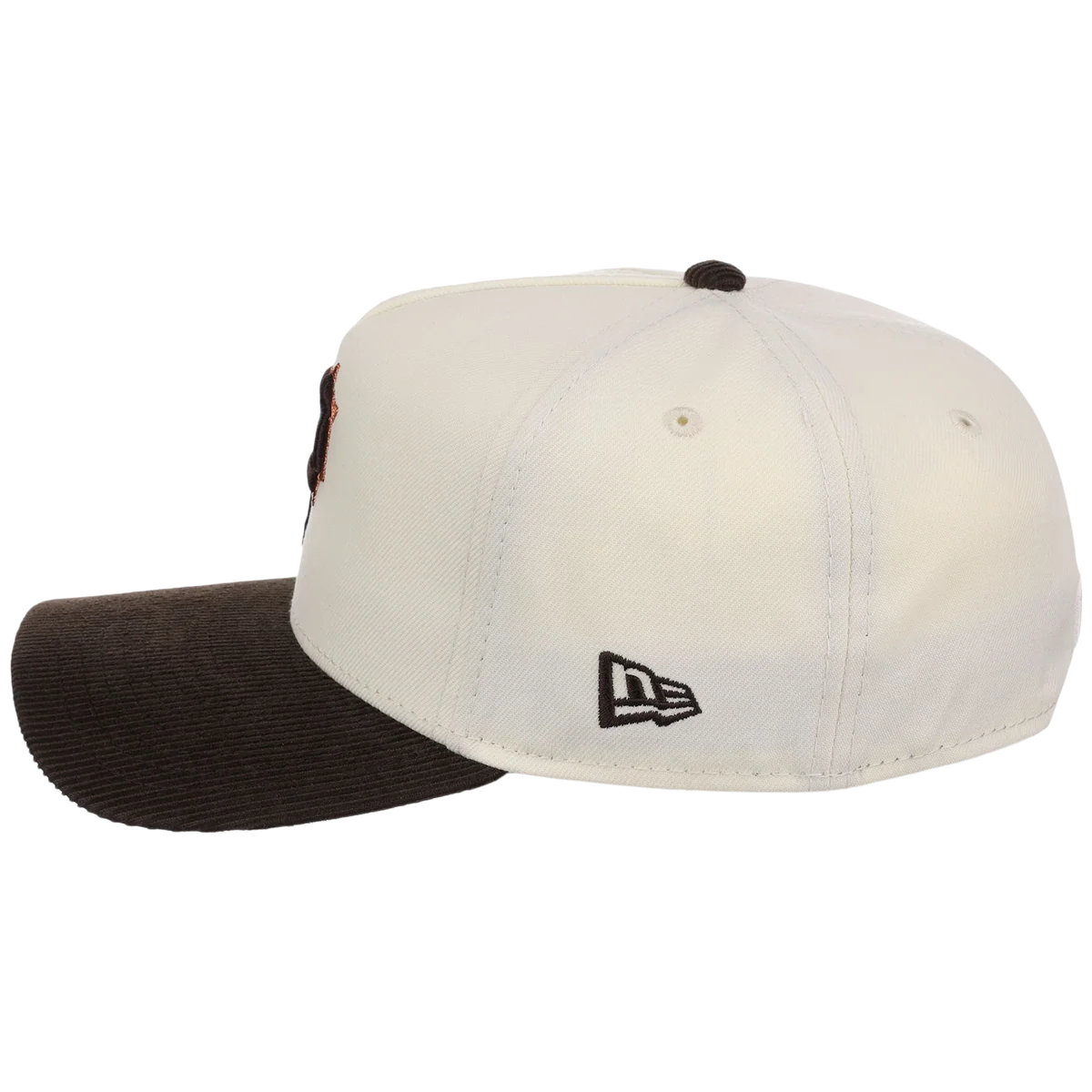 Pittsburgh Pirates MLB Chrome Walnut Cord New Era 59FORTY detail view