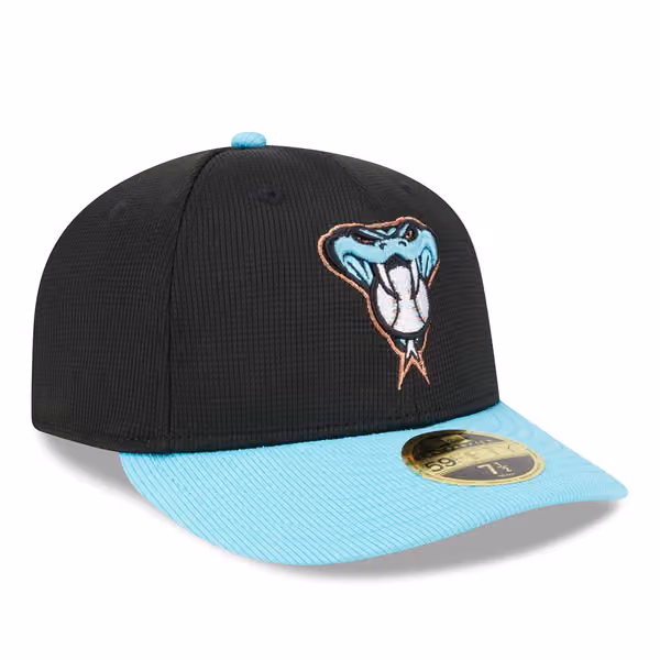 Arizona Diamondbacks 2025 MLB Batting Practice New Era Low Profile 59FIFTY Fitted Cap view 4