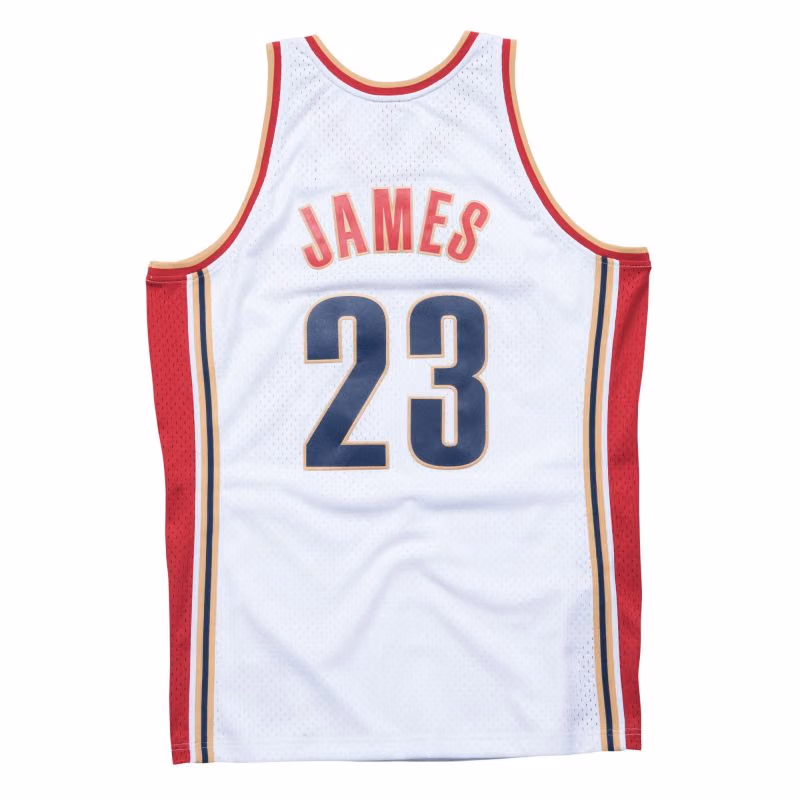 LeBron James #23 Cleveland Cavaliers 2003-04 Swingman NBA Jersey White view 2