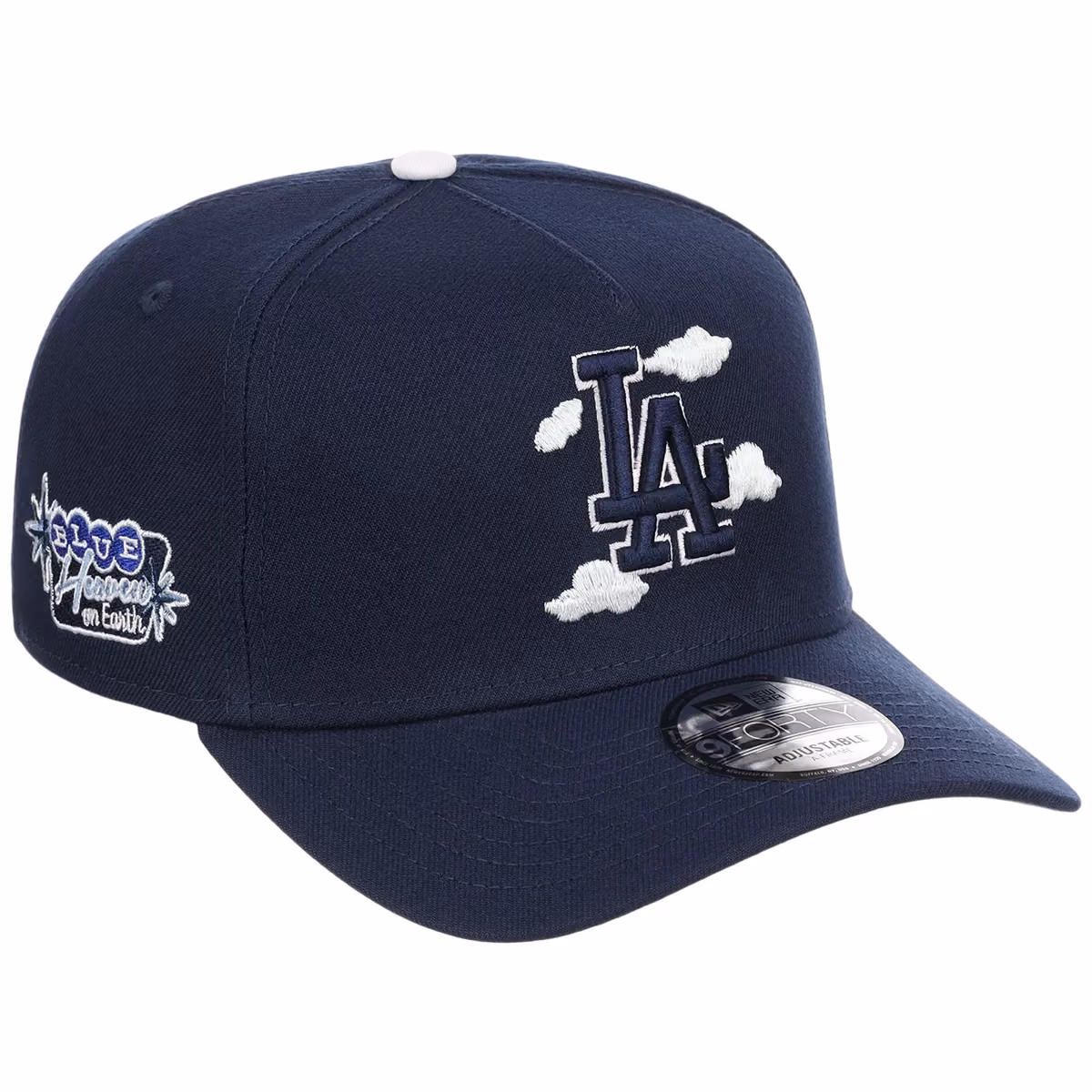 Los Angeles Dodgers Blue Heaven New Era 9FORTY A-Frame (Navy/Navy) front view