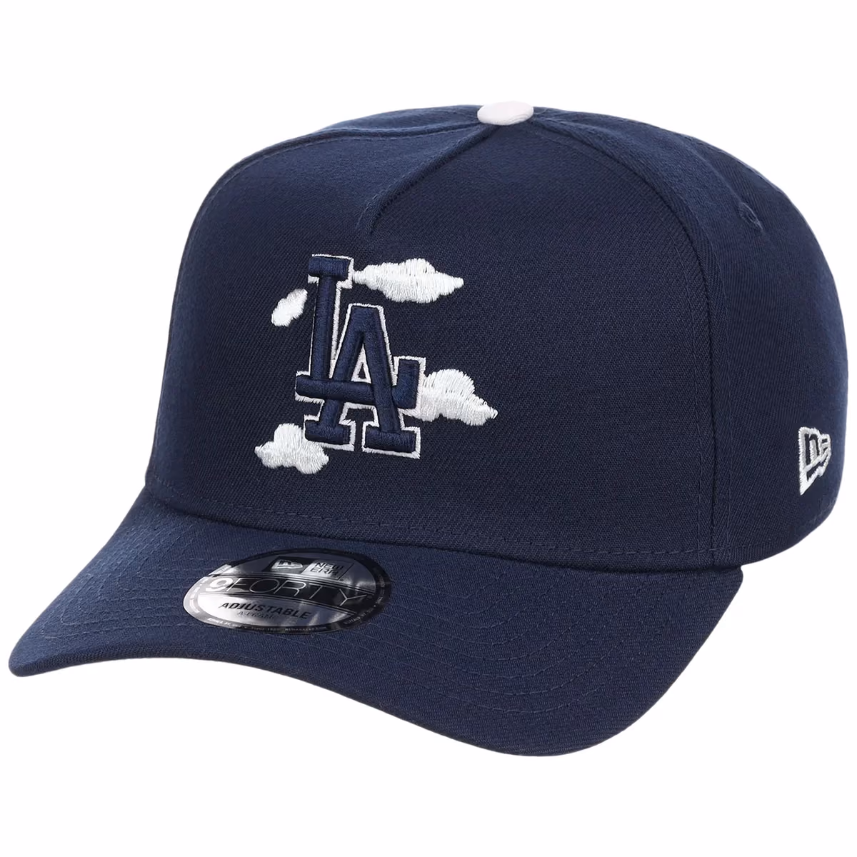 Los Angeles Dodgers Blue Heaven New Era 9FORTY A-Frame (Navy/Navy) detail view