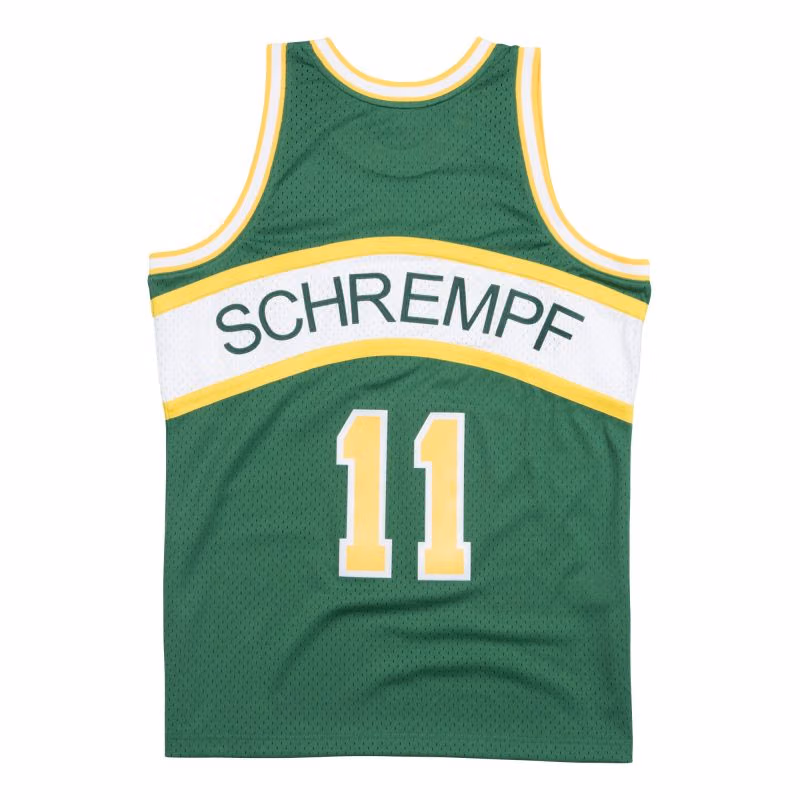 Detlef Schrempf #11 Seattle SuperSonics 1994-95 Swingman NBA Jersey view 2
