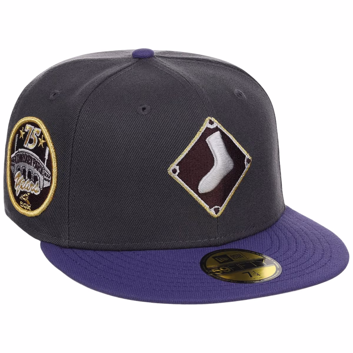 Chicago White Sox MLB Midnight Orchid New Era 59FIFTY front view