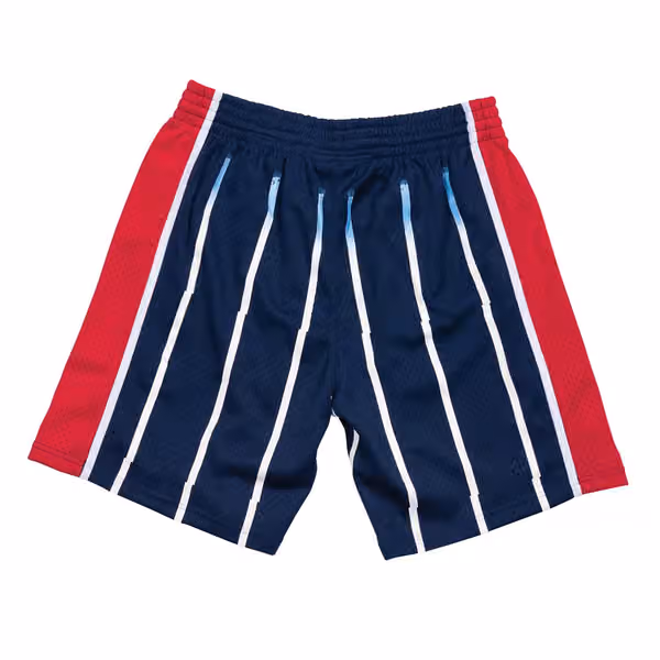 Houston Rockets 1996-97 Mitchell & Ness Swingman NBA Shorts Navy view 3