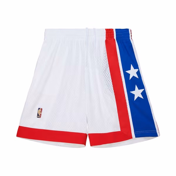 New Jersey Nets 2005-06 Swingman NBA Shorts White view 1