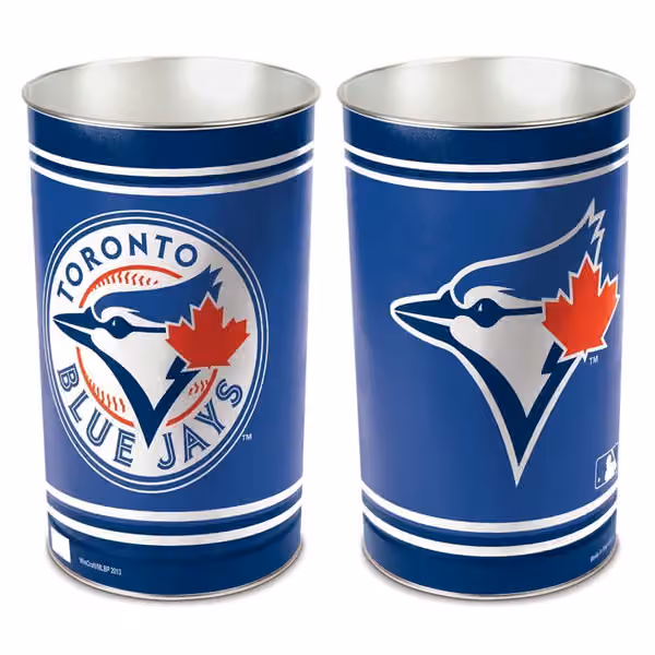 Toronto Blue Jays Baseball MLB Wastebasket view 1