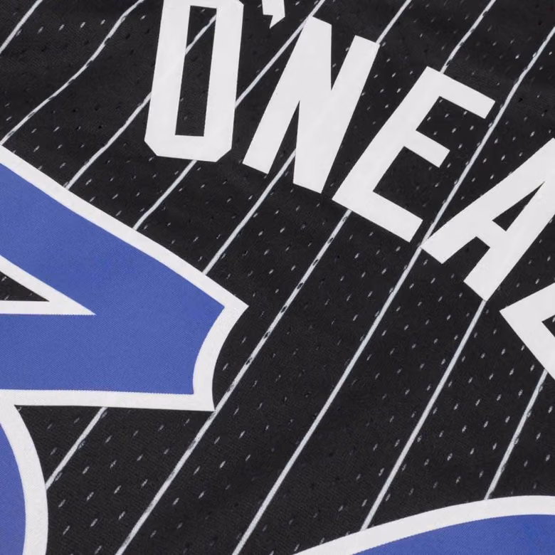 Shaq O'Neal #32 Orlando Magic 1994-95 Swingman NBA Jersey Black view 4