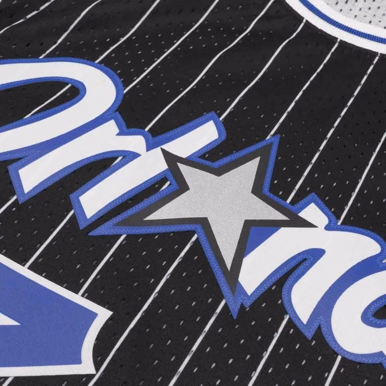Shaq O'Neal #32 Orlando Magic 1994-95 Swingman NBA Jersey Black view 5