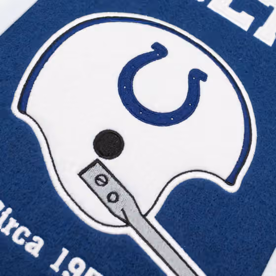 Indianapolis Colts Logo Evolution NFL Wool Banner view 3