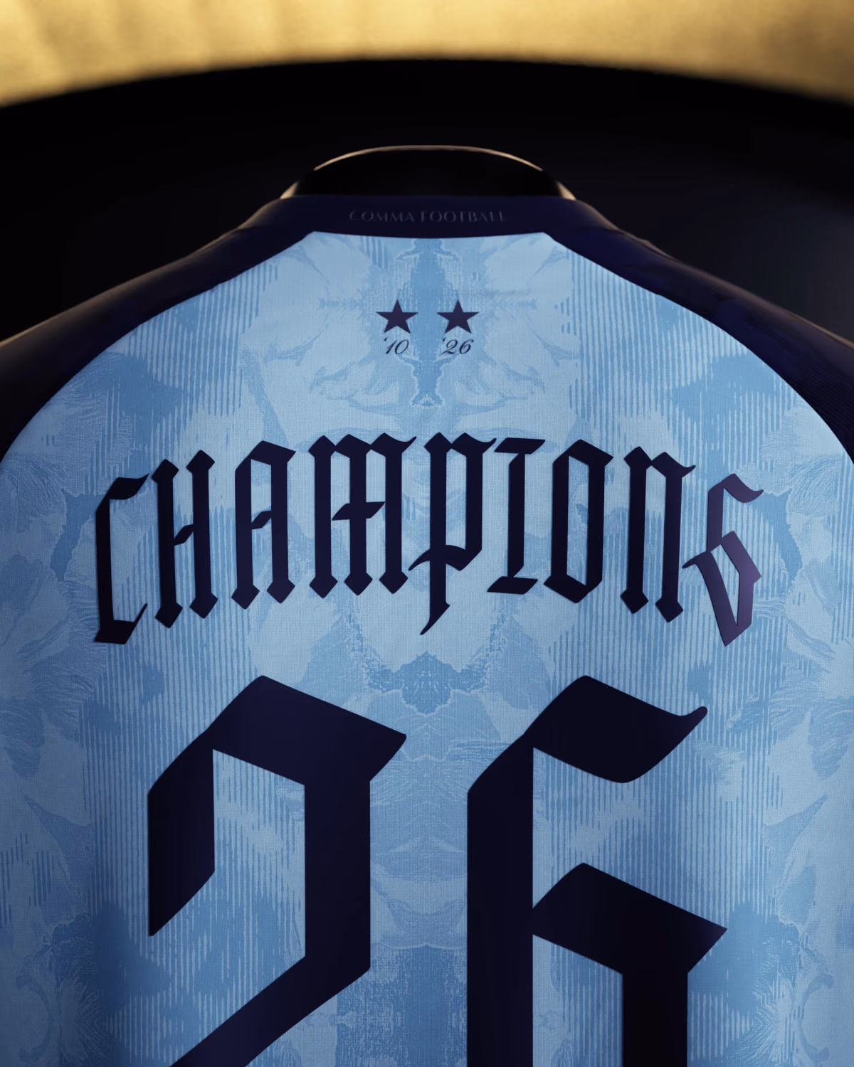 Jersevo Custom Personalized Spain 2026 Champions Jersey - Blue detail view 7