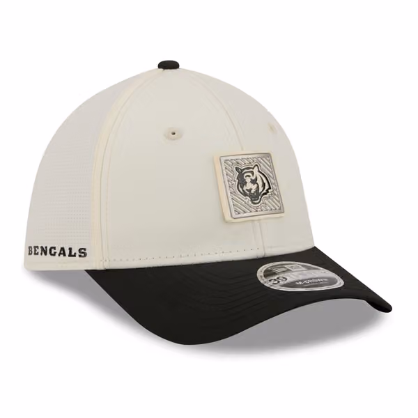 Cincinnati Bengals 2026 NFL Training Camp 39THIRTY Flex Cap Cream/Black product photo