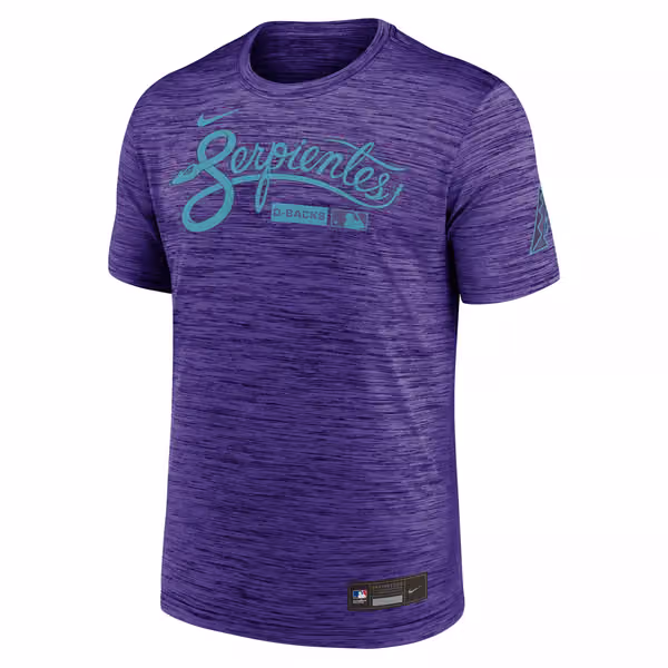 Arizona Diamondbacks City Connect 2026 MLB Authentic Velocity T-Shirt Purple view 1