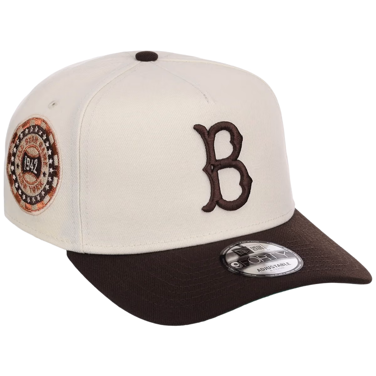 Brooklyn Dodgers MLB Walnut Reserve New Era 9FORTY A-Frame front view
