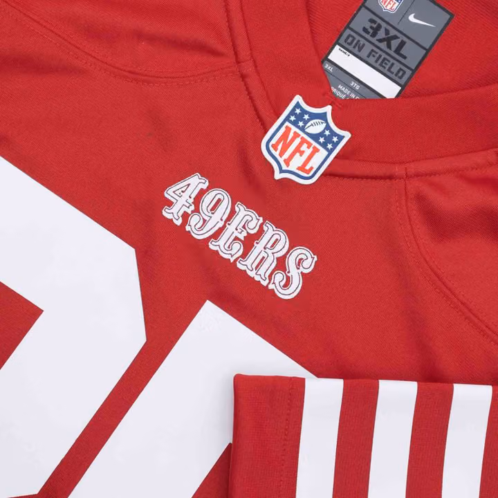 George Kittle #85 San Francisco 49ers Nike Game NFL Football Jersey Red view 5