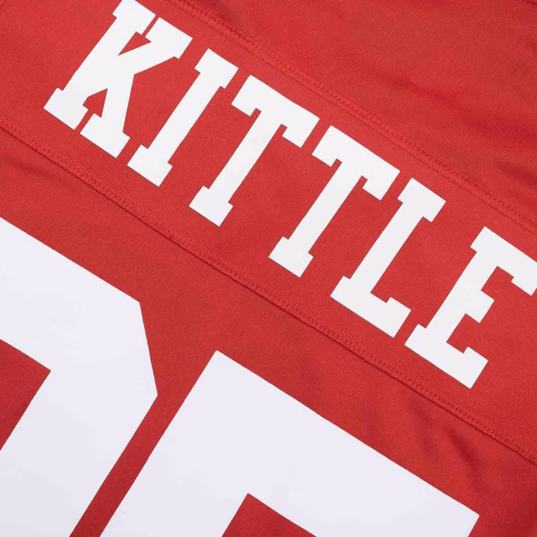 George Kittle #85 San Francisco 49ers Nike Game NFL Football Jersey Red view 4