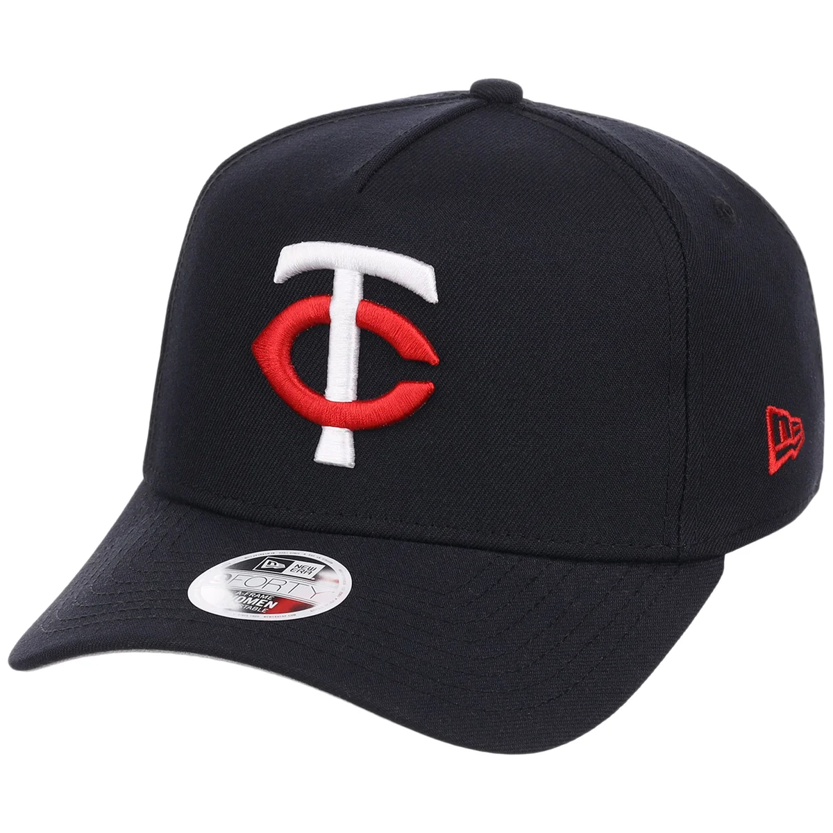 Minnesota Twins Women's New Era 9FORTY OTC A-Frame detail view