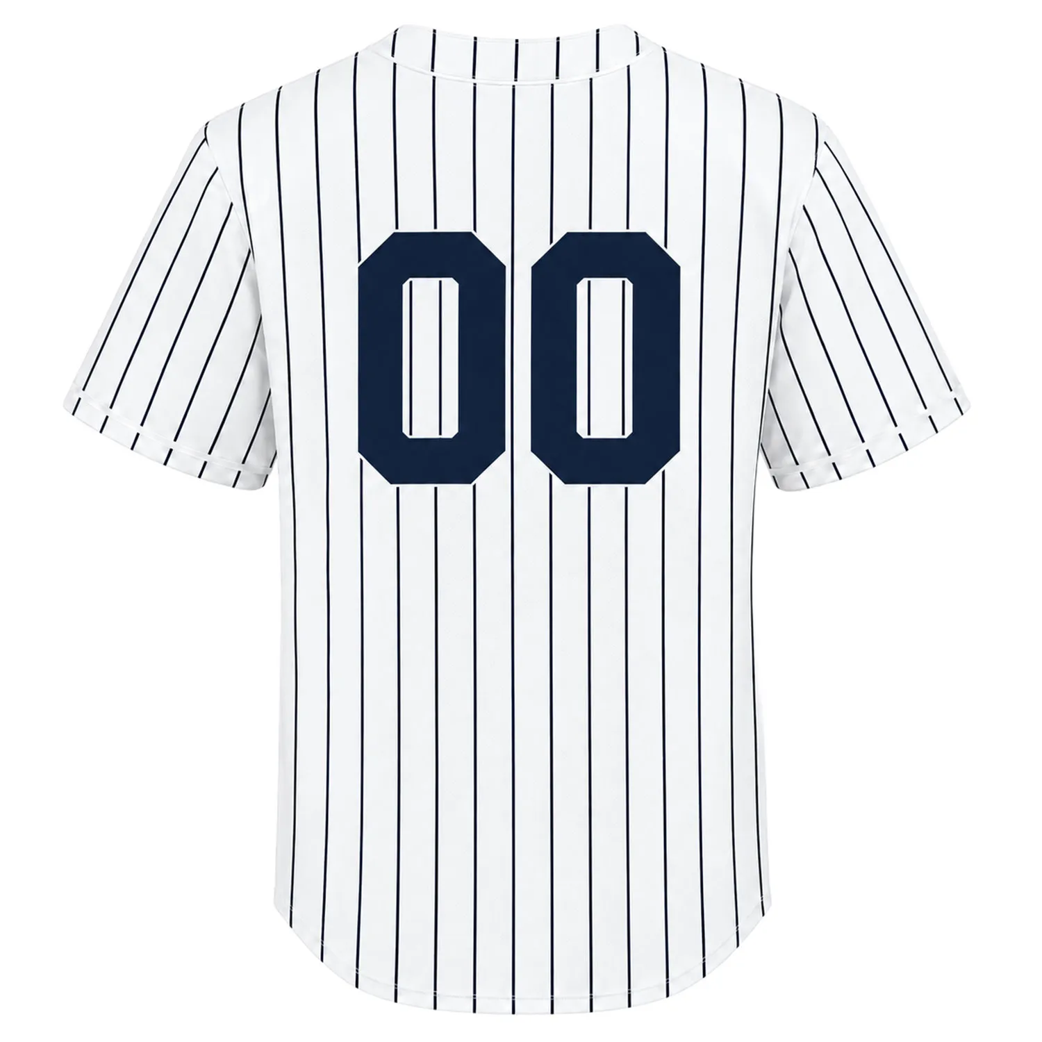 Kids New York Yankees White Jersey Custom Player Bold Stripes Style