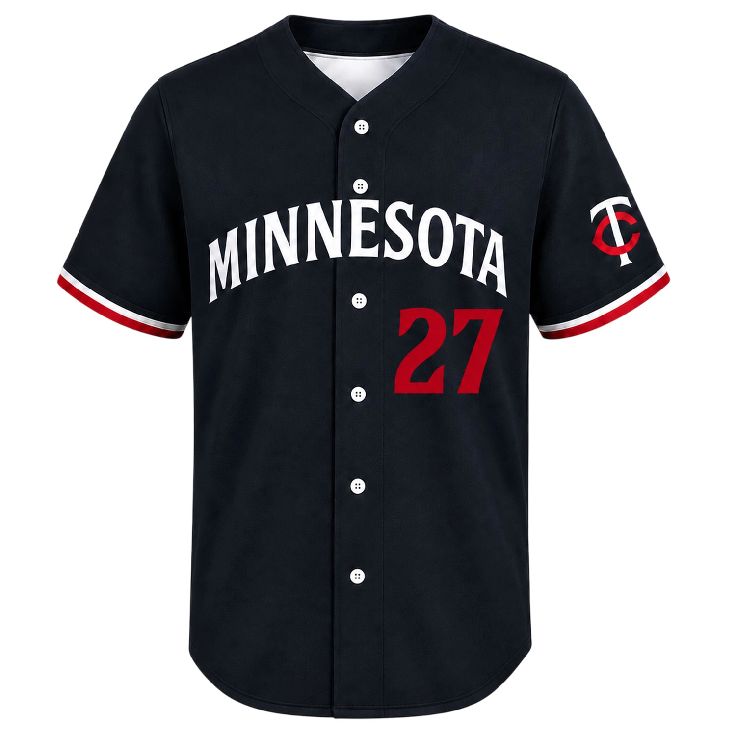 Ryan Jeffers Twins Baseball Jersey Bold Black Alternate