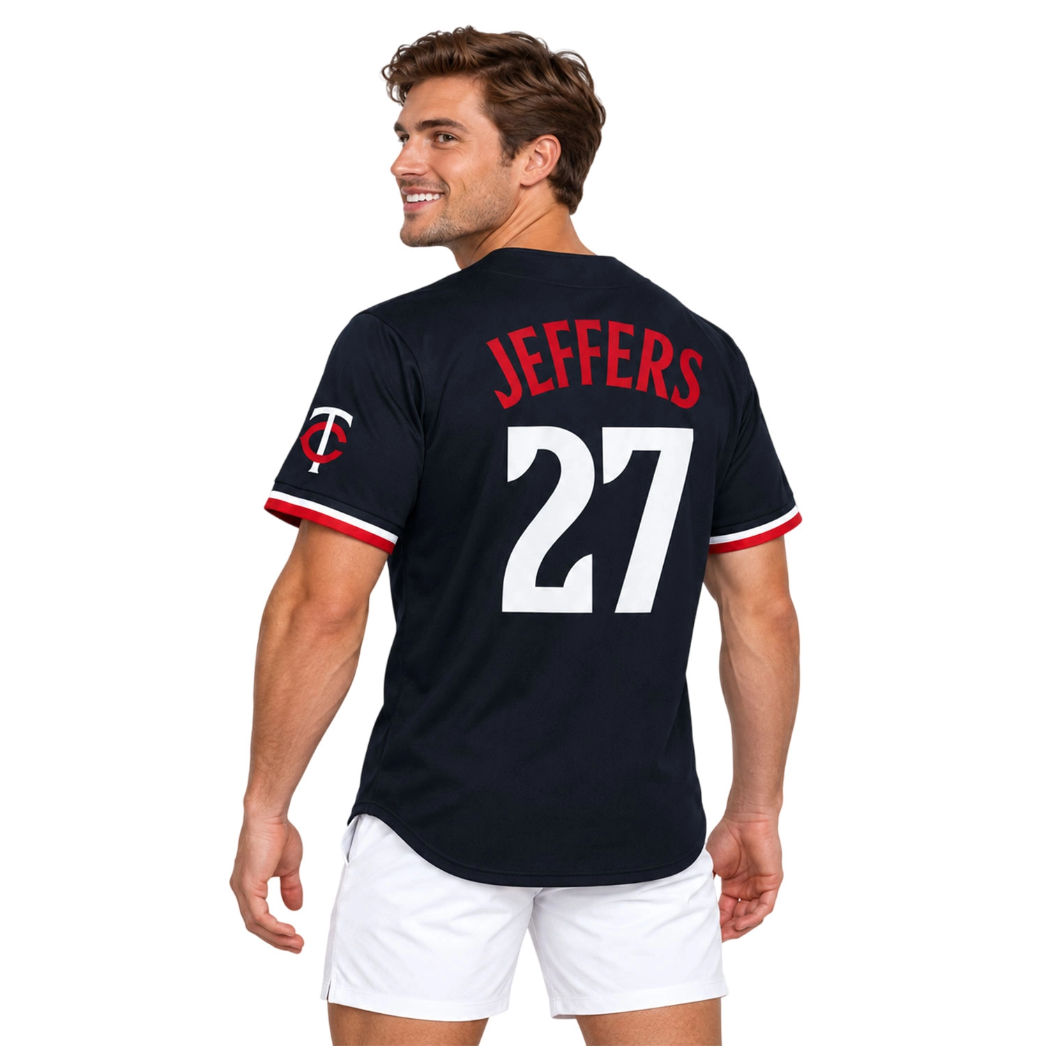 Ryan Jeffers Twins Baseball Jersey Bold Black Alternate