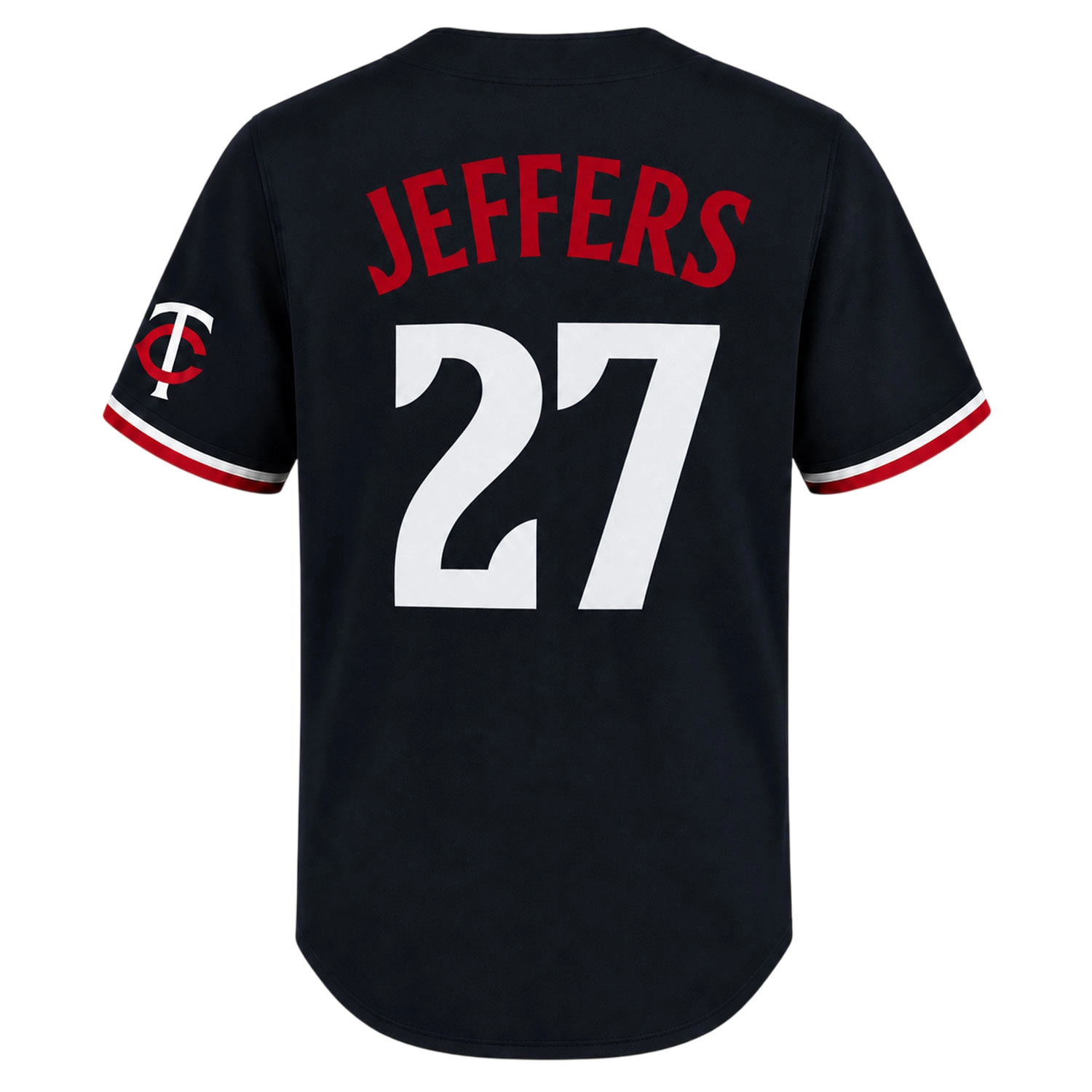 Ryan Jeffers Twins Baseball Jersey Bold Black Alternate