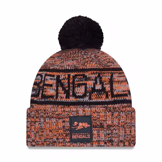 Cincinnati Bengals Throwback 2025 NFL Sideline Sport Knit Hat product photo